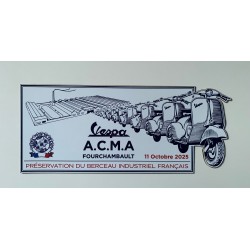 Plaque commémorative PVC