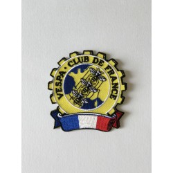 Ecusson brodé jaune Vespa Club de France