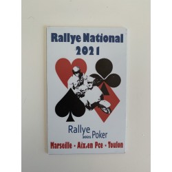 Plaque metal Rallye National 2021